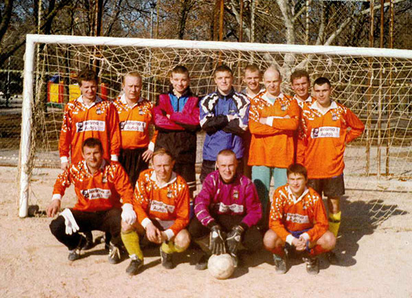 Команда Стрела 1999 г на мини-футболе  в Детском парке