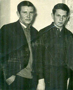 1966 год. Юров Виктор (слева) и Бурлаков Виктор