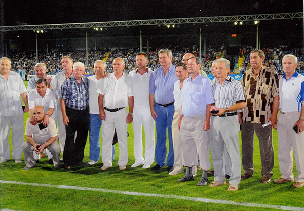 Ветераны на праздновании 100-летия Севастопольского футбола