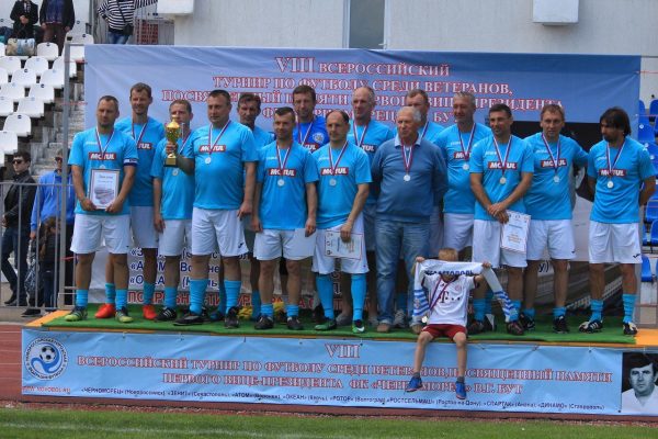 Ветераны Севастополя на турнире в Новороссийске.