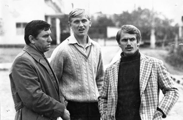 Геннадий Ефимович, Н. Таран и Е. Репенкв в 1978 году на Спартакиаде Юный Зенитовец