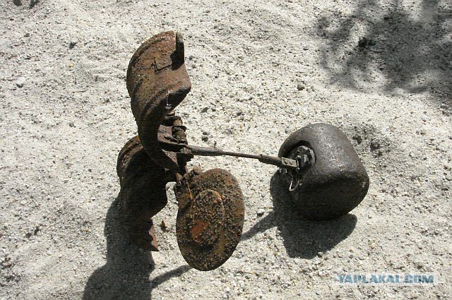 Немецкая мина - бабочка.