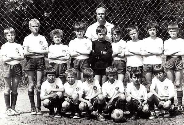Писаный П. М. и команда Торпедо 1971 г.р. в 1982 году на КМ.