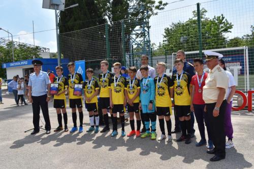 УЧАСТНИКИ турнира - команда МФК Капитан.