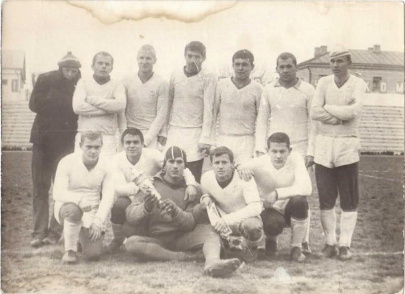 Флотская клубная команда Черноморец на стадионе Чайка 1971 г.