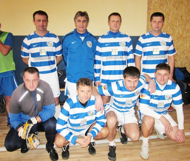 Команда ПФК Севастополь на турнире по мини-футболу среди любительских команд.