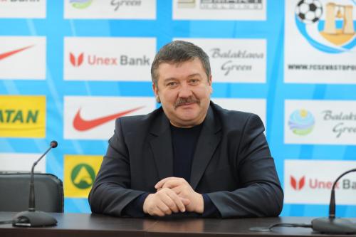 Генеральный директор ФК Севастополь Виктор Москвитин с 2013 г.