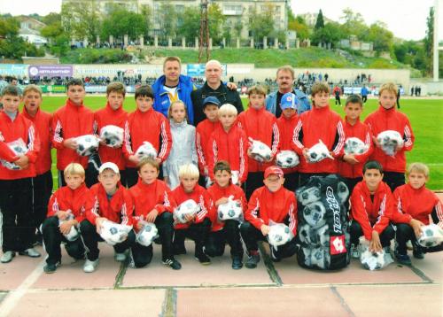 Команда юношей ПФК Севастополь 1997 г.р. в 2008 г