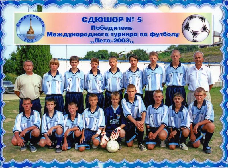 Команда 1980 г.р. Тренер В. А. Тюкаев