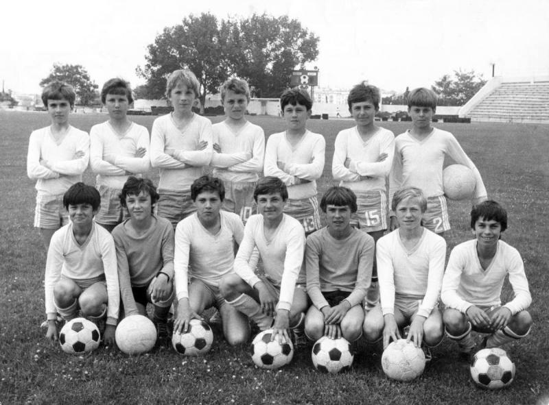 Репенков Е. Е. Команда 1967-68 в 1979 году