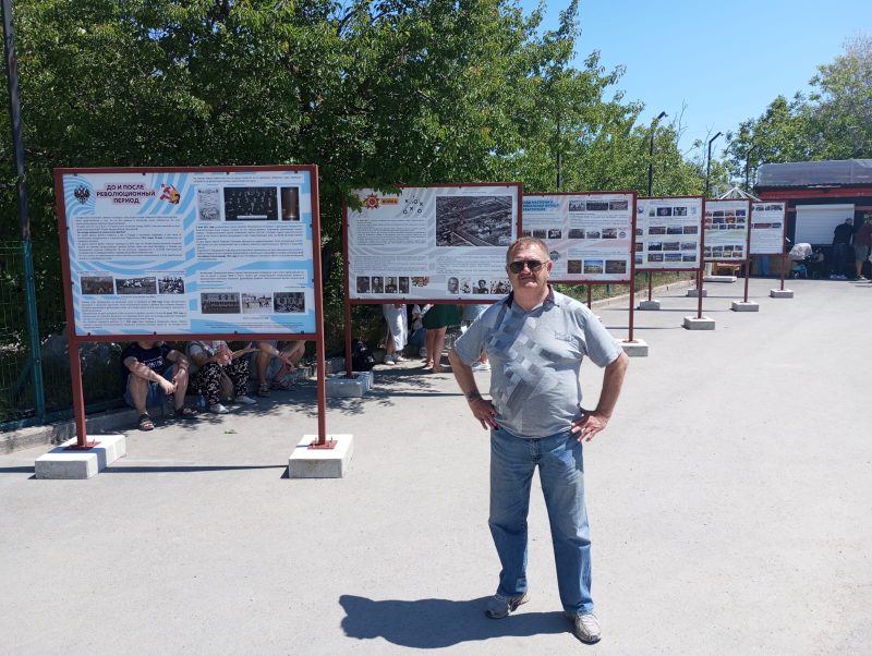 Стенды по истории Севастопольского футбола на Спартаке