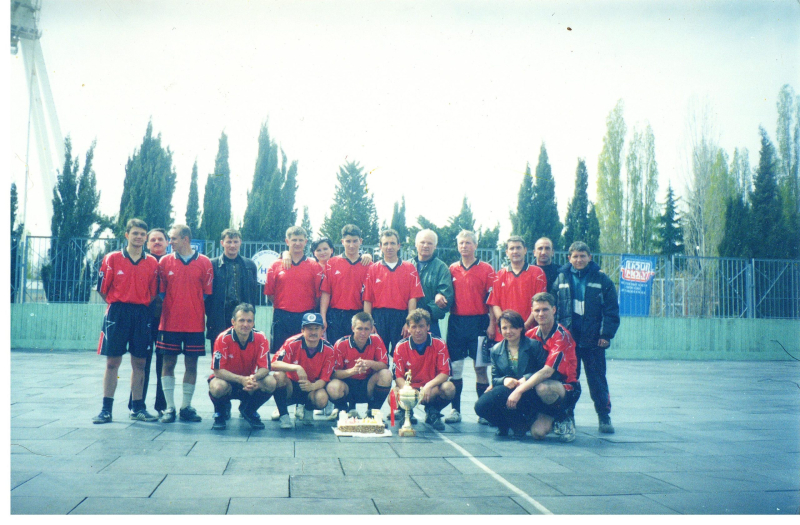 Команда Водник, победитель Бизнес-турнира, посвященного памяти футбольного арбитра Анатолия Шумакова