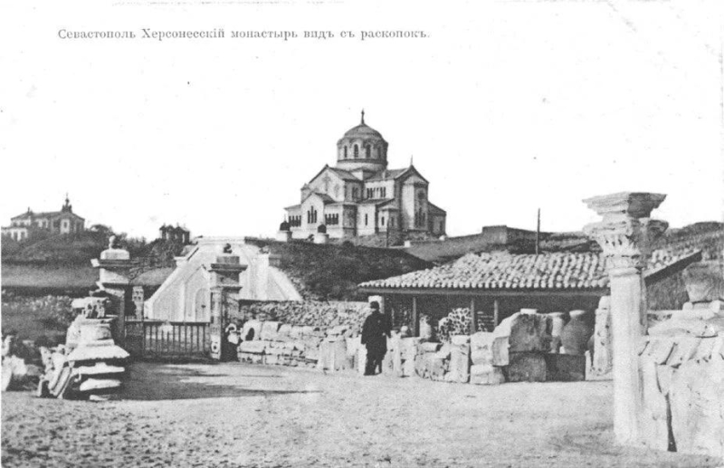 Владимирский собор в Херсонесе. Начало 1900-х годов