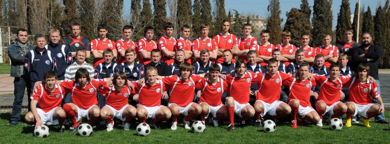 Команда в марте 2010 года. Этим составом мы вышли в вышку!