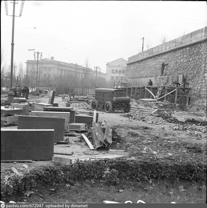 Строительство Мемориала Защитникам Севастополя. Конец 60-х