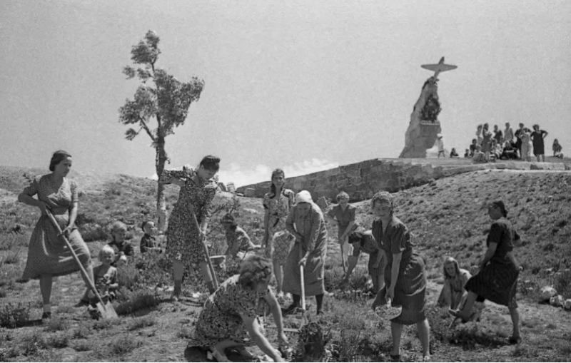 Субботник на Малаховом кургане