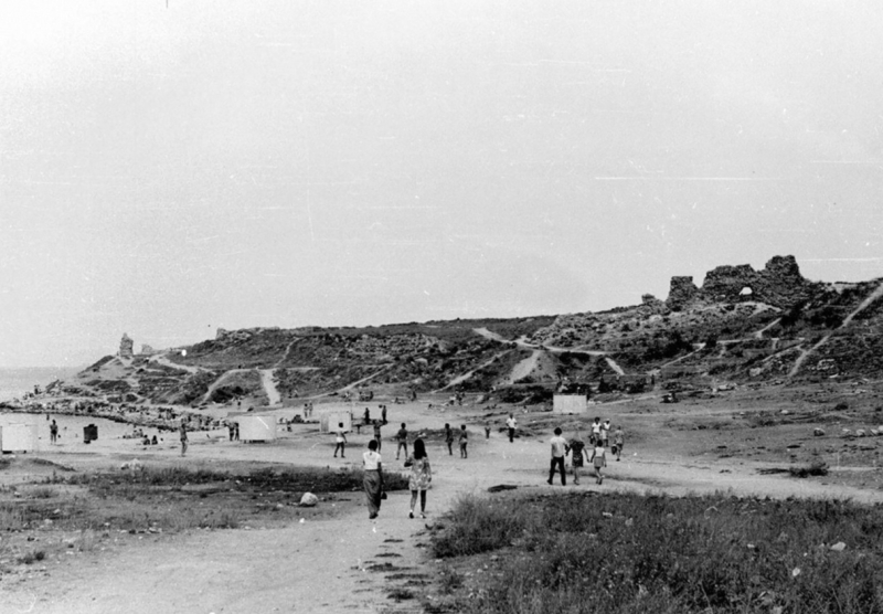 Пляж Солнечный. 1980-е годы
