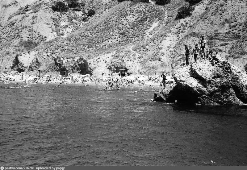 Балаклава. Золотой пляж. 1967 г.