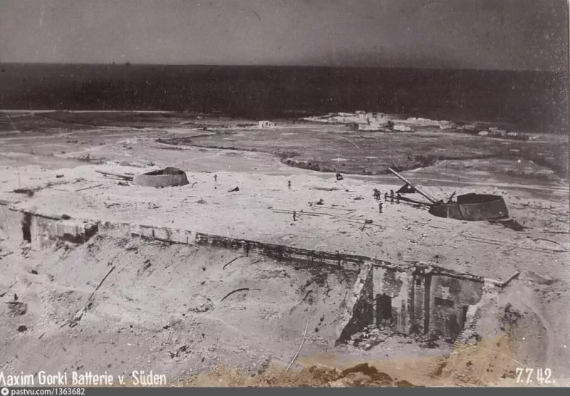 Батарея № 30. Форт Максим Горький 1942 г.