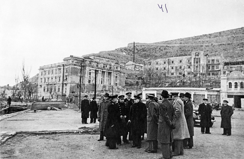 Черчиль в Балаклаве. 1945 г.