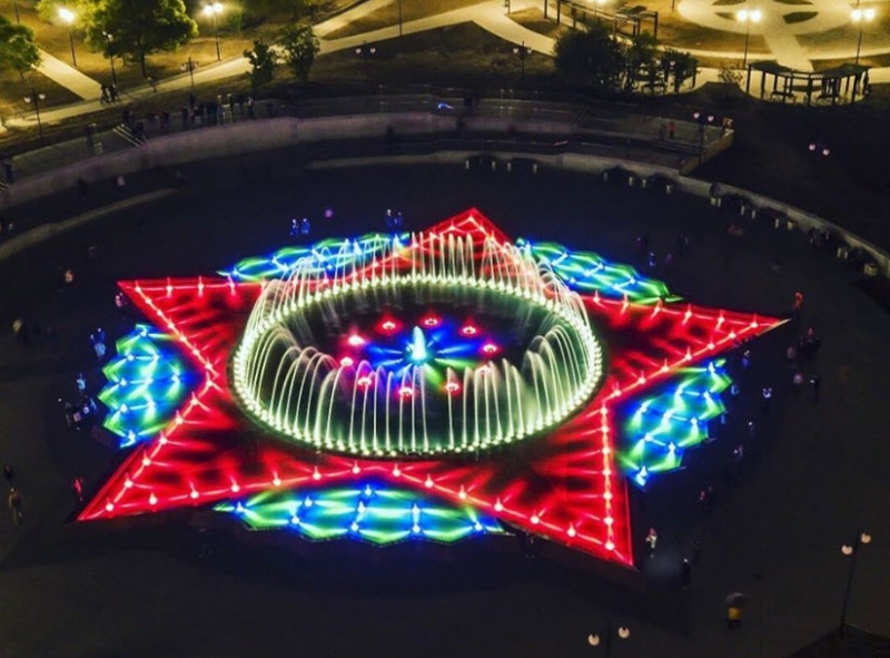 Фонтан Орден Победы в Парке Победы