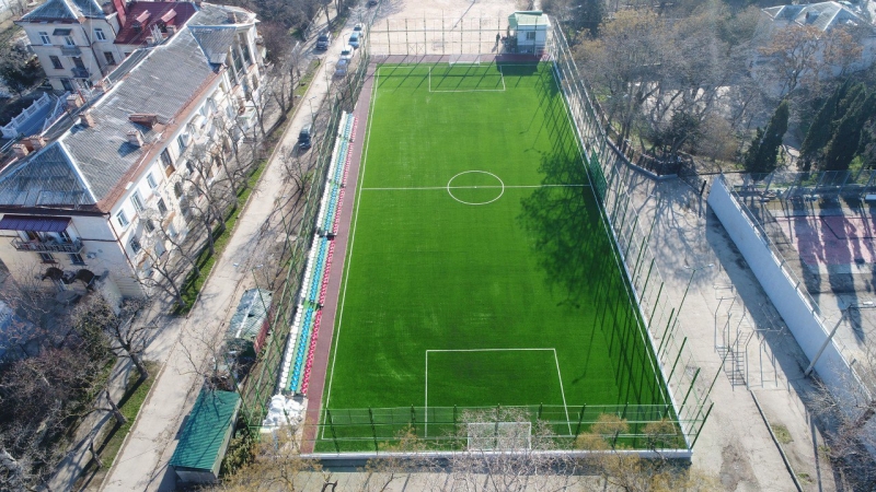 Футбольная площадка. Детский парк