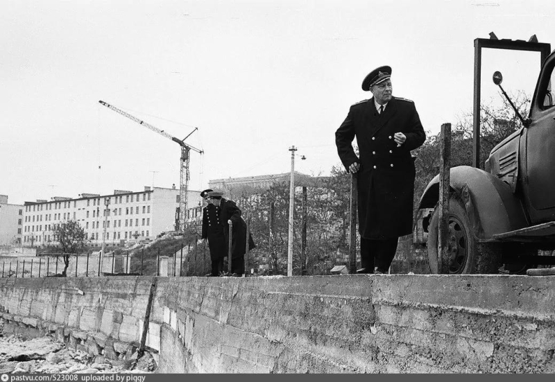 Голландия. СВВМИУ. Строительство набережной. 1968 г.