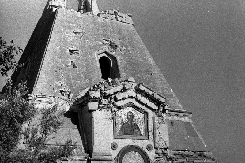 Храм святого Николая Мирликийского на Братском кладбище...