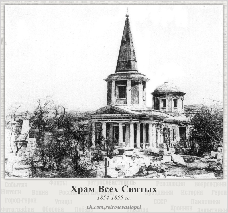 Храм всех святых на городском кладбище