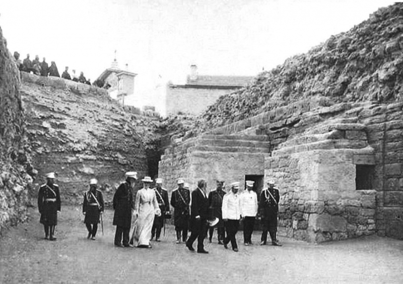 Император Николай Второй в Херсонессе. 1902 г.
