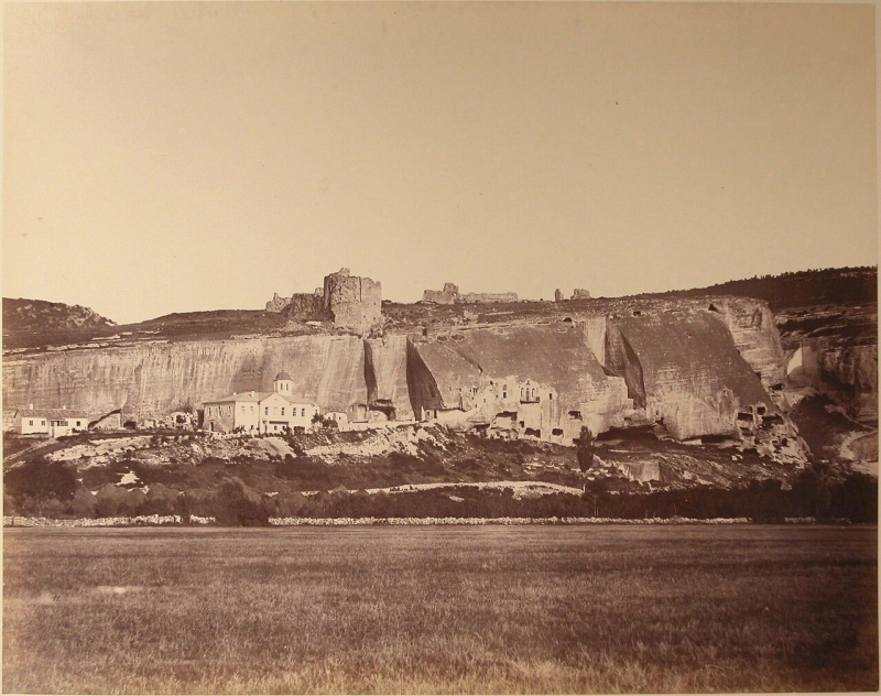 Инкерман. Каламита и Свято-Климентьевский монастырь. 1870 г.