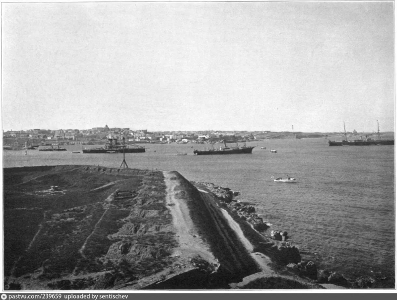 Корабли Черноморского флота. Вид с Северной стороны