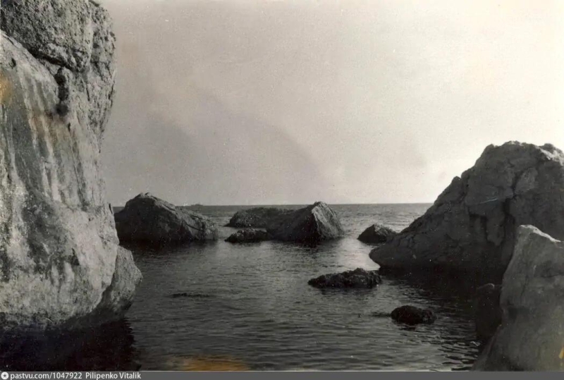 Ласпи. Дикий пляж. 1980 г.