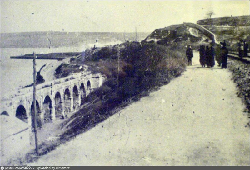 Лазаревский акведук в Ушаковой балке. 1910 г