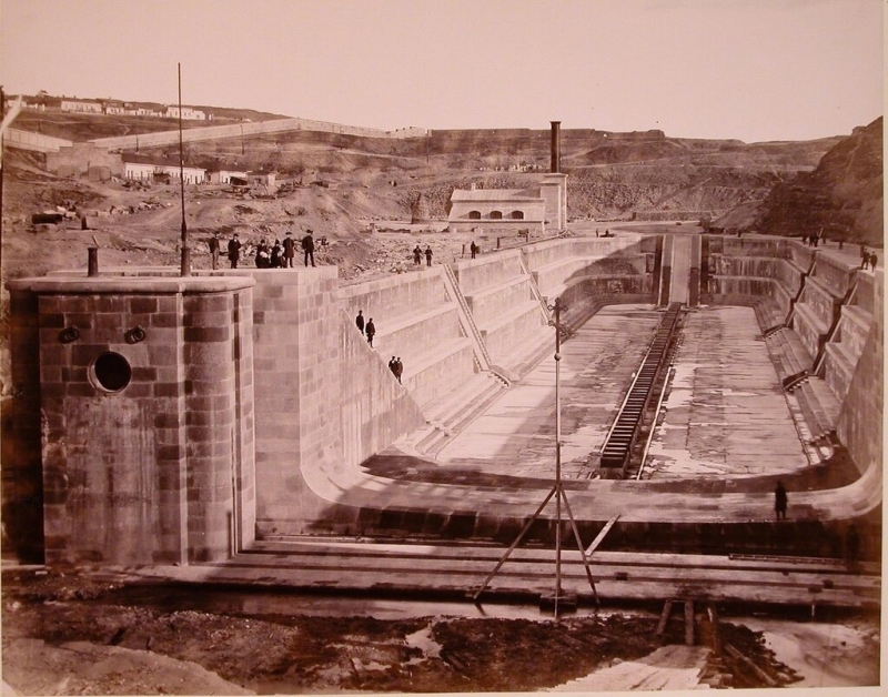 Лазаревский сухой док. 1830 годы