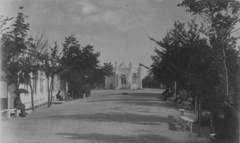 Матросский бульвар. Павильон в мавританском стиле.1900 годы