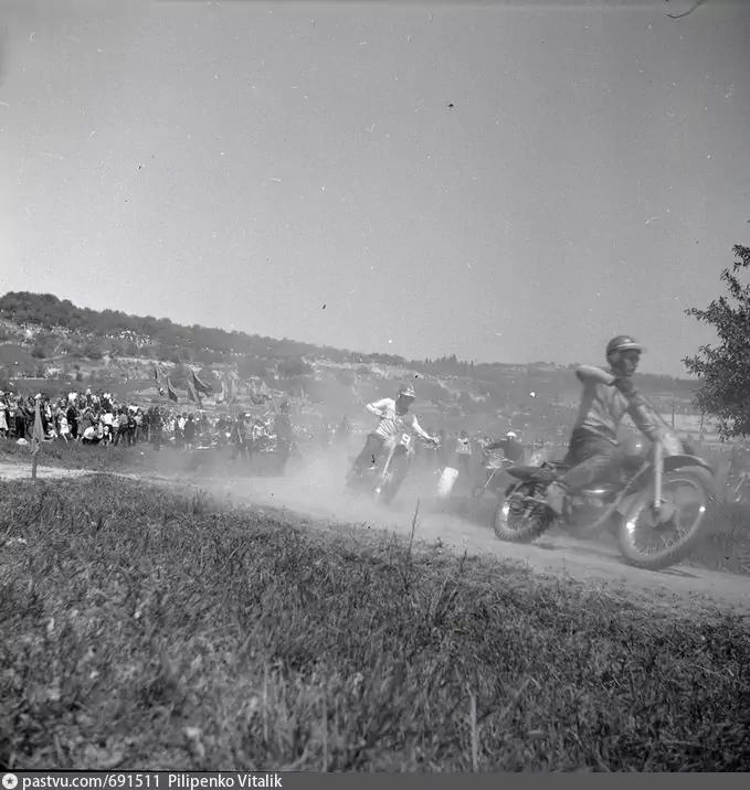 Мотокросс на Сапун-горе. 1972 г.