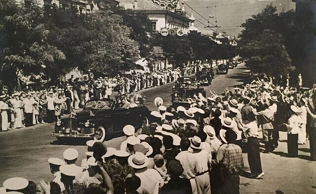 Н. С. Хрущев в Севастополе. 12 октября 1955 г.