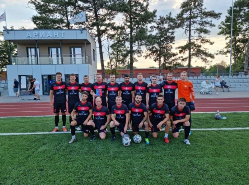 На товарищеской игре в Анапе. Июль 2022 г.