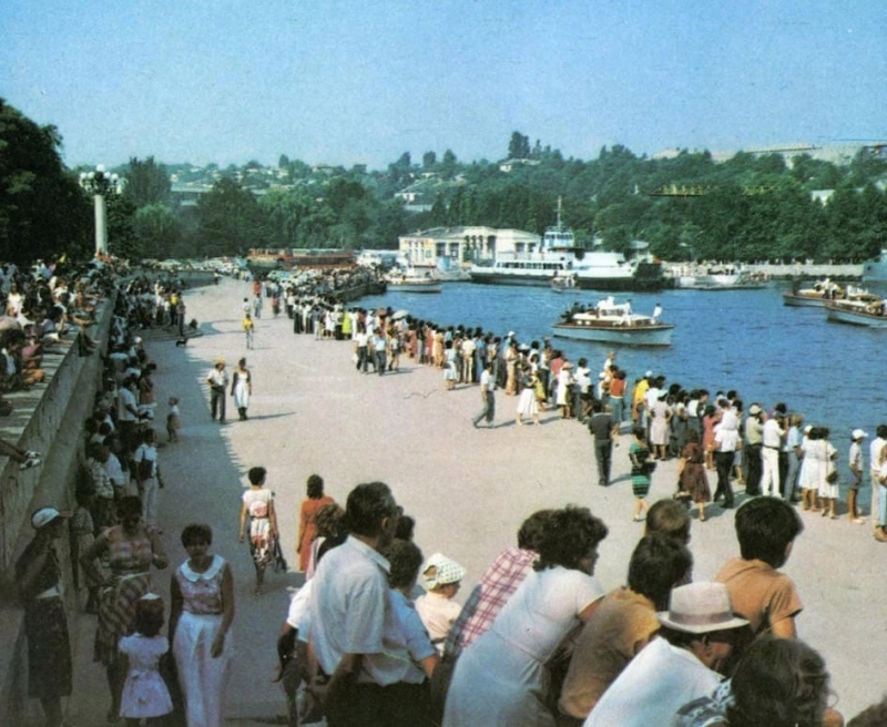 Набережная в Артбухте. 70-е годы