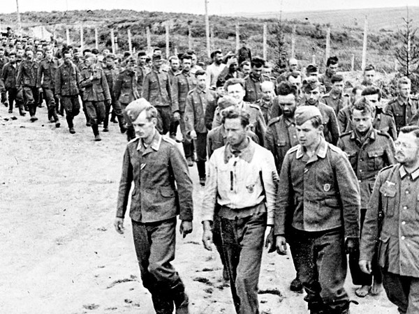 Немецкие пленные 1944 год