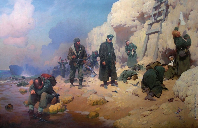 Немцы под обрывами мыса Херсонес