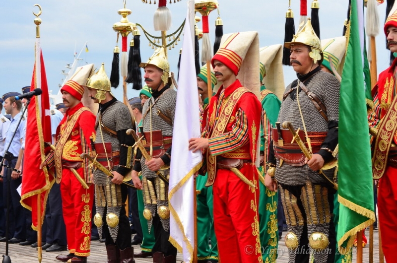 Парад военных оркестров. Турция....