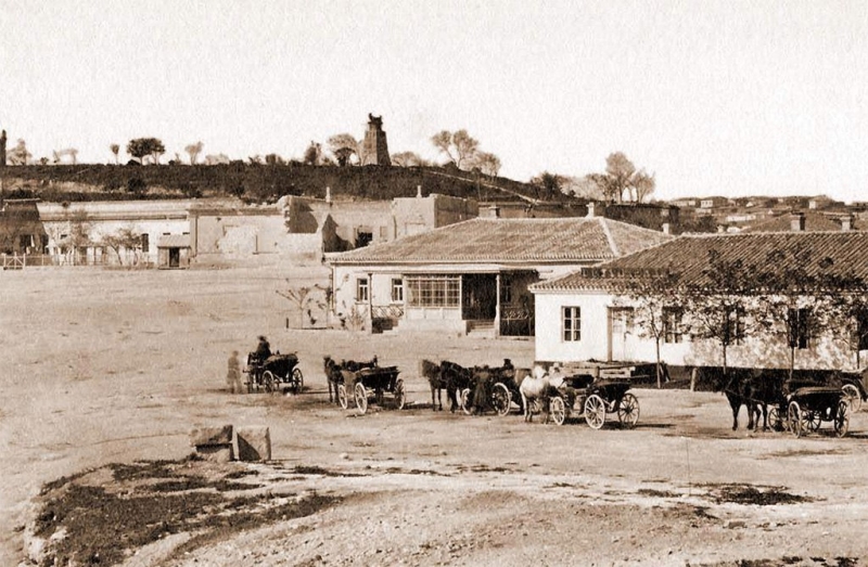 Площадь Екатерининская (3-го интернационала, Ленина, Нахимова) 1870-е годы