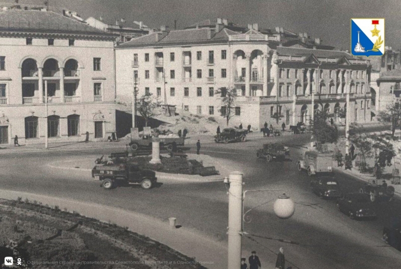 Площадь Пушкина 1946 год