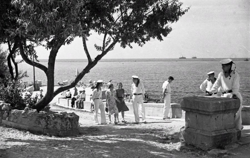 Приморский бульвар. 60-е годы