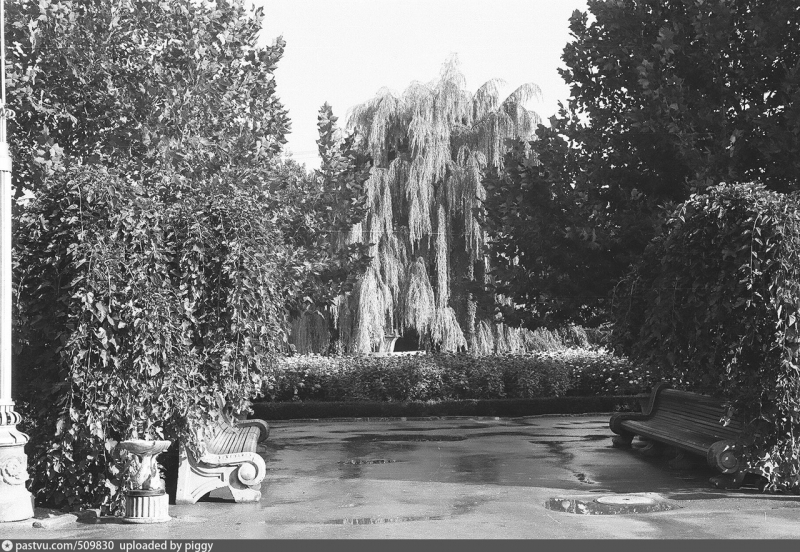 Приморский бульвар. Фонтан Ивушка. 1970-е годы