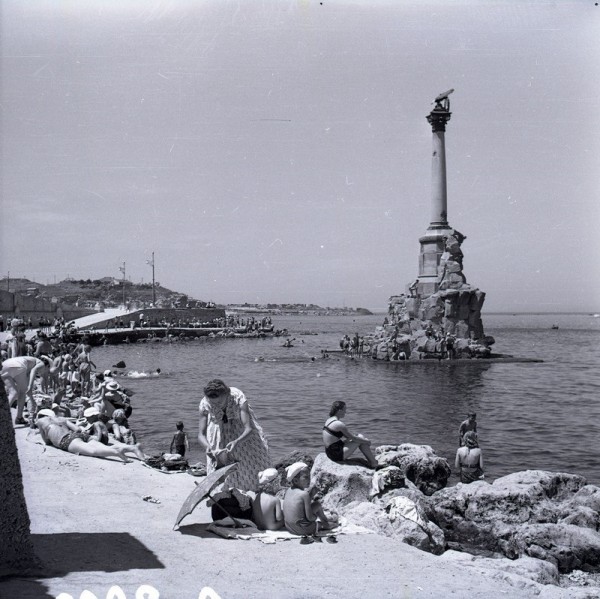 Приморский бульвар. Пляж.