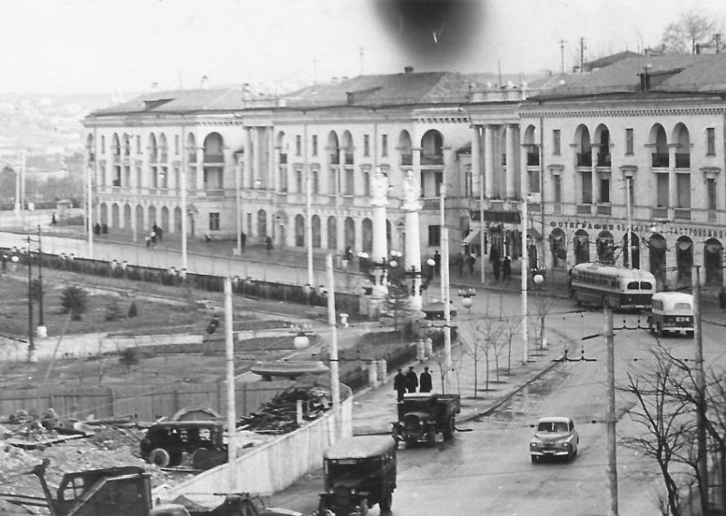 Проспект Нахимова. Начало 50-х годов..