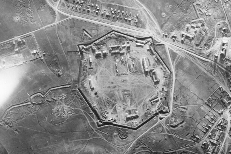 Северное укрепление. Немецкая аэрофотосьемка. 1942 г.